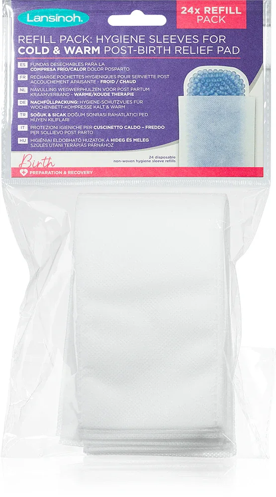 Одноразовые чехлы Lansinoh Cold Warm Refill Pack для послеродовой вкладки, 24 шт