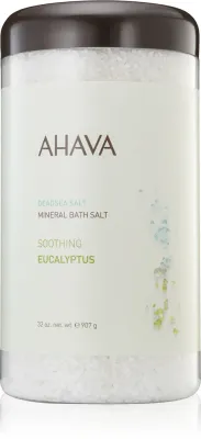 Соль для ванны AHAVA Dead Sea Salt Soothing Eucalyptus успокаивающая, с минералами Мёртвого моря, 907 г