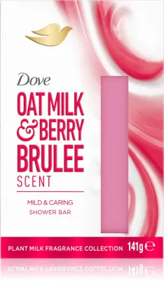 Мыло кусковое Dove Oat Milk Berry Brulee с нейтральным pH, для сухой кожи, 141 г