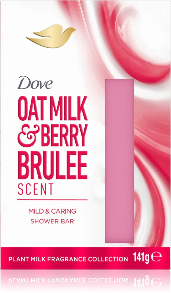 Мыло кусковое Dove Oat Milk Berry Brulee с нейтральным pH, для сухой кожи, 141 г