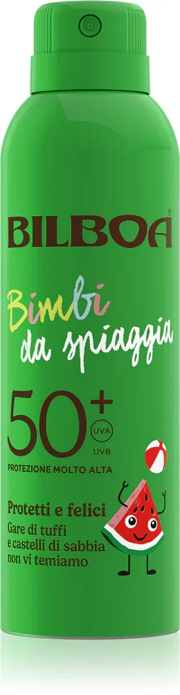 Спрей солнцезащитный Bilboa Bimbi детский, SPF 50+, водостойкий, 150 мл