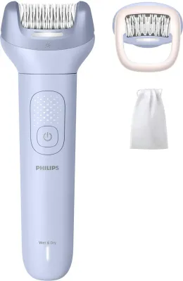 Эпилятор Philips 8000 BRE708/00 для сухого и влажного использования, с длительным эффектом, 1 шт
