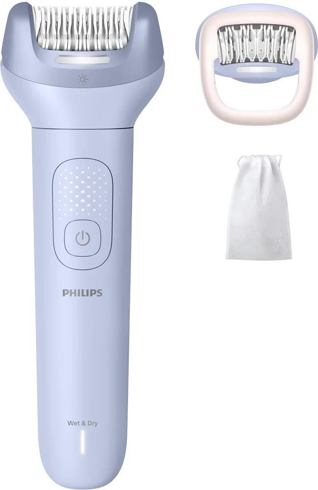 Эпилятор Philips 8000 BRE708/00 для сухого и влажного использования, с длительным эффектом, 1 шт