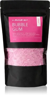 Соль для ванны Almara Soap Bath Salt Bubble Gum расслабляющая, фруктовый аромат, 180 г