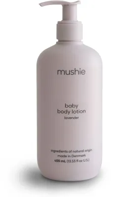 Молочко для тела детское Mushie Organic Baby увлажняющее, для чувствительной кожи, 400 мл Lavender