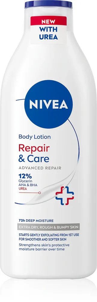 Молочко для тела NIVEA Repair Care Urea увлажняющее, восстанавливающее, 400 мл