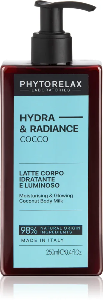 Молочко для тела Phytorelax Laboratories Coconut увлажняющее, бархатисто-мягкое, 250 мл