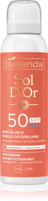 Спрей солнцезащитный Bielenda Sol D’or для лица и тела, водостойкий, высокой степени защиты, 100 мл