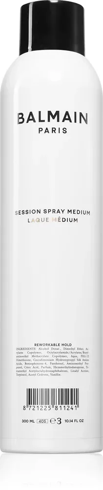 Спрей для волос Balmain Hair Couture Session Spray Medium средней фиксации, для укладки, 300 мл