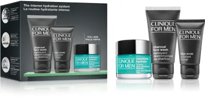 Набор косметики для лица Clinique Mini Kit The Intense Hydration System, мужской, подарочный