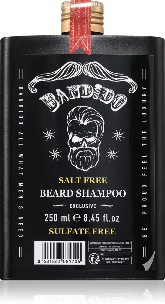 Шампунь для бороды BANDIDO Beard Shampoo увлажняющий, 250 мл