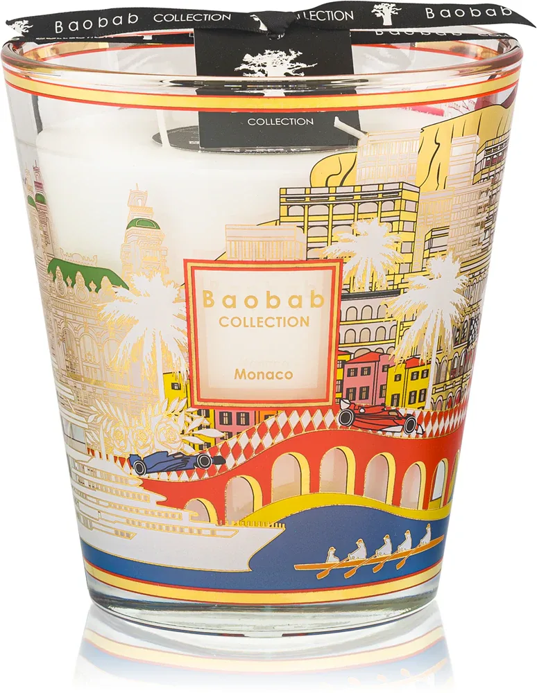 Свеча ароматическая Baobab Collection Monaco цитрусовая, с четырьмя фитилями