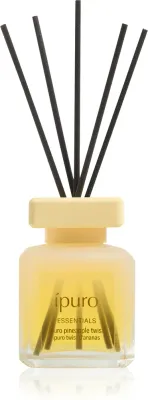 Ароматический диффузор с наполнителем ipuro Essentials Garden Party Pineapple Twist с фруктовым ароматом, с палочками