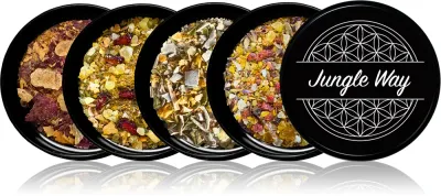 Набор благовоний Jungle Way Discovery set Embrace Your Feminity цветочный аромат, подарочный, 4 × 5 г