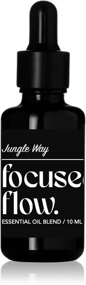 Масло ароматическое Jungle Way Focused Flow цитрусовый древесный аромат, на основе эфирных масел, 10 мл