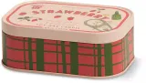 Свеча ароматическая Paddywax Bistro Tin Strawberry фруктово-гурманская, два фитиля, 127 г — фото 2