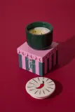 Свеча ароматическая Paddywax Charmed Chili Pepper Mango фруктово-пряная, два фитиля, 226 г — фото 3