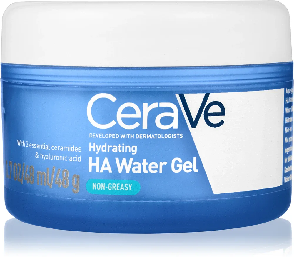 Гель-крем для лица CeraVe Hydrating HA Water Gel увлажняющий, с гиалуроновой кислотой, 48 г do każdego rodzaju skóry