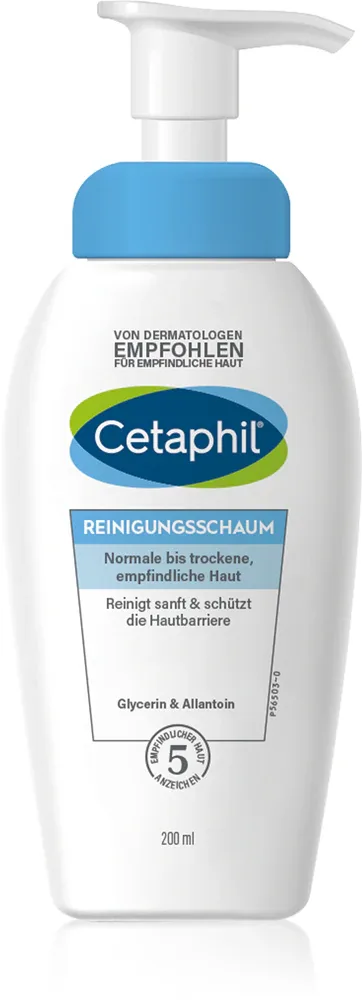Пенка для умывания Cetaphil Gentle Foaming Cleanser Cleansing Foam очищающая, для чувствительной кожи, 200 мл