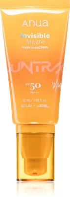 Крем солнцезащитный для лица Anua K-Pop Demon Hunters Invisible Matte Finish Sunscreen матовый финиш, для жирной и комбинированной кожи, 50 мл