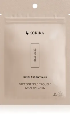 Патчи для лица точечные KORIKA Skin Essentials Microneedle Trouble spot patches микроигольчатые, для проблемной кожи, 9 шт
