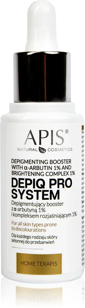 Сыворотка для лица Apis Natural Cosmetics Home TerApis против пигментных пятен, выравнивающая тон, 30 мл a arbutinem