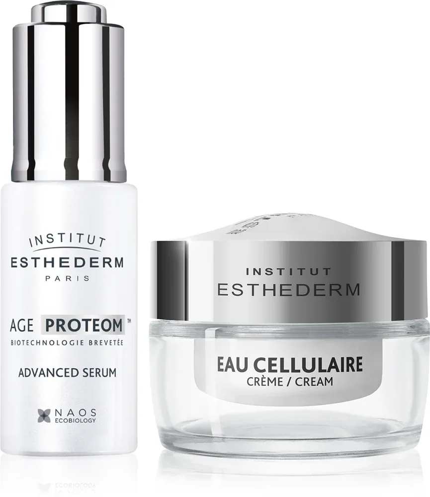 Набор средств по уходу за лицом Institut Esthederm Age Proteom Anti-aging Care Set сыворотка и крем, для зрелой кожи, 1 шт