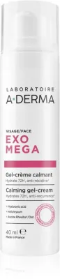 Гель-крем для лица A-Derma Exomega Calming Gel-Cream увлажняющий, успокаивающий, для чувствительной и атопичной кожи, 40 мл