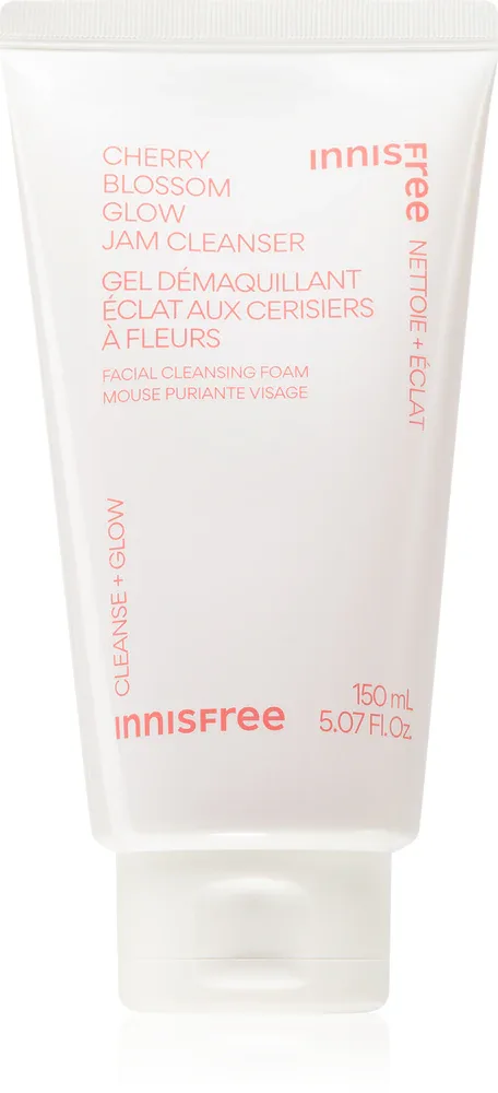 Средство для умывания innisfree Cherry Blossom Glow Jam Cleanser очищающее, для всех типов кожи, 150 мл