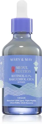 Mary&May Retinol 0.1% Bakuchiol Cica Serum - Сыворотка для лица Mary May Retinol 0.1% Bakuchiol Cica Serum с ретинолом и бакучиолом, 80 мл, 80 мл