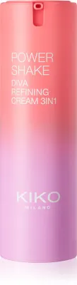 Крем для лица KIKO Milano Power Shake Diva Refining Cream 3In1 увлажняющий, для любого типа кожи, 30 мл