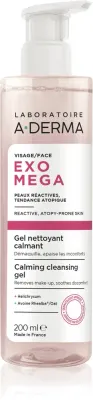 Гель для снятия макияжа A-Derma Exomega Calming Cleansing Gel очищающий, для чувствительной кожи, 200 мл