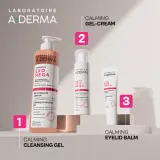 Гель для снятия макияжа A-Derma Exomega Calming Cleansing Gel очищающий, для чувствительной кожи, 200 мл — фото 8