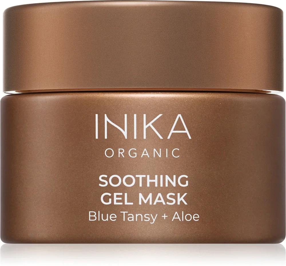 Маска для лица INIKA Organic Soothing Gel Mask гелевая, успокаивающая, увлажняющая, 50 мл