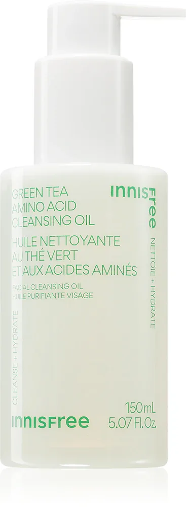 Масло гидрофильное для снятия макияжа innisfree Green Tea Amino Acid Cleansing Oil очищающее, 150 мл