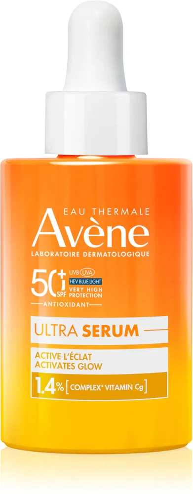 Avène Sun Ultra Serum Activates Glow - Сыворотка для лица Avene Sun Ultra Serum Activates Glow солнцезащитная SPF 50+, придаёт сияние, 30 мл SPF 50+, 30 мл