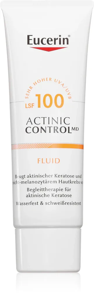 Эмульсия солнцезащитная для лица Eucerin Actinic Control MD SPF 100, быстро впитывается, 80 мл