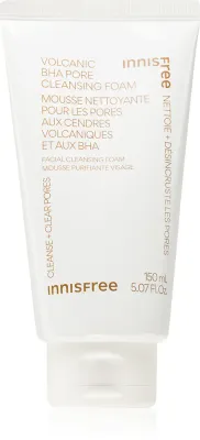 Пенка для умывания innisfree Volcanic BHA Pore Cleansing Foam очищающая, для жирной и комбинированной кожи, 150 мл