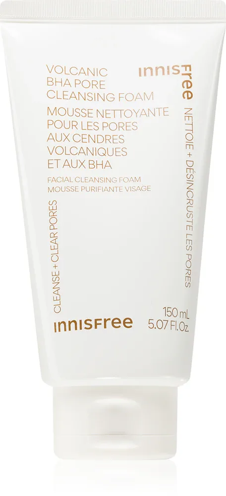 Пенка для умывания innisfree Volcanic BHA Pore Cleansing Foam очищающая, для жирной и комбинированной кожи, 150 мл