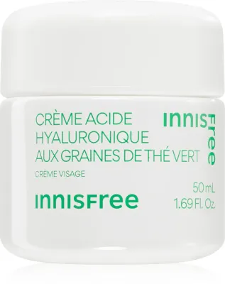 Крем для лица innisfree Green Tea Seed Hyaluronic Cream увлажняющий, для чувствительной кожи, 50 мл