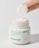 Крем для лица innisfree Green Tea Seed Hyaluronic Cream увлажняющий, для чувствительной кожи, 50 мл — фото 2