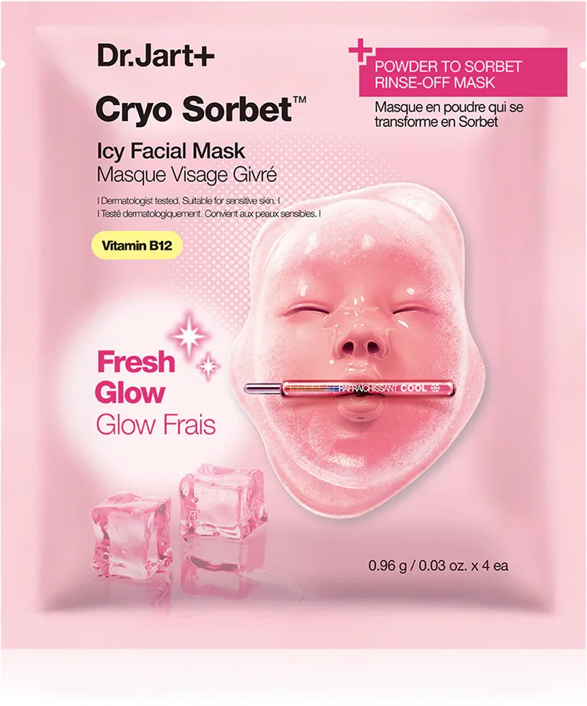 Маска для лица Dr. Jart+ Cryo Sorbet Icy Facial Mask охлаждающая, для любого типа кожи, 3,06 г