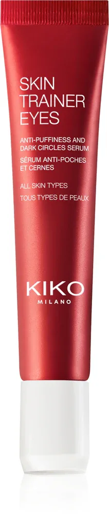 Сыворотка для кожи вокруг глаз KIKO Milano Skin Trainer Eyes увлажняющая, с кофеином, 15 мл