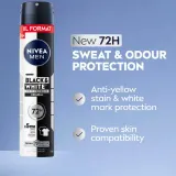 Антиперспирант-спрей NIVEA MEN Black White Invisible Original для мужчин, 2х200 мл — фото 2