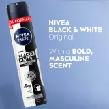 Антиперспирант-спрей NIVEA MEN Black White Invisible Original для мужчин, 2х200 мл — фото 4