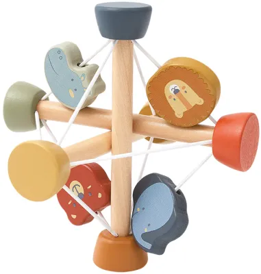Мяч развивающий 2Kids Toys Activity Ball деревянный, мультисенсорный, 1 шт 10m+