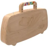 Доска развивающая 2Kids Toys Activity Board Wooden FM Radio деревянная, со звуками, 1 шт 12m+ — фото 2