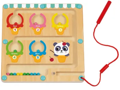 Игра магнитная 2Kids Toys Magnetic Game Make Ice Cream деревянная, развивающая, 1 шт 18m+