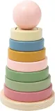 Пирамидка деревянная 2Kids Toys Stacking Tower Toy развивающая, 1 шт 12m+ — фото 1