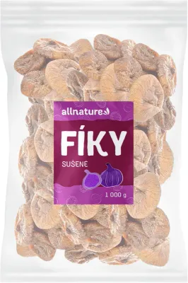 Инжир сушёный Allnature Figi suszone, со сладким медовым вкусом, 1000 г